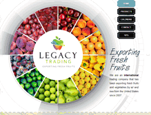 Tablet Screenshot of legacytradingusa.com